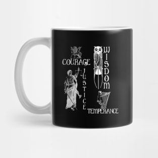 Stoics, Four Cardinal Virtues Mug